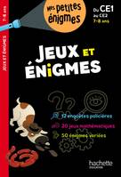 Jeux et énigmes - Du CE1 au CE2 - Cahier de vacances 2024, Du ce1 au ce2, 7-8 ans