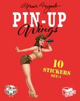 Pin-Up Wings - Pochette de stickers Avion