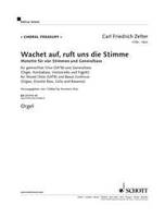 Wachet auf, ruft uns die Stimme, Sleepers Wake. mixed choir (SATB) and Generalbass (organ, double bass, cello and bassoon).