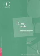 Droit public / préparation au concours, adjoint administratif, catégorie C, préparation au concours, adjoint administratif