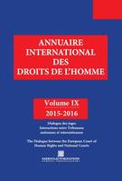 ANNUAIRE INTERNATIONAL DES DROITS DE L HOMME IX 2015-2016