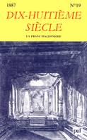 DHS 1987 - numéro 19 - La franc-maçonnerie