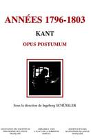 Kant, les années 1796-1803, Opus postumu