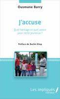 J'accuse, Quel héritage et quel avenir pour cette jeunesse ? - Préface de Bachir Diop