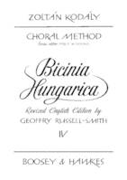 Vol. 11/4, Choral Method, Bicinia Hungarica. Vol. 11/4. children's choir.