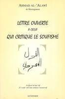 Lettre ouverte à celui qui critique le soufisme