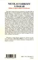 Nicolas Sarkozy à Dakar, Débats et enjeux autour d'un discours