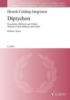 Diptychon, female choir (SMezA) and violin. Partition de chœur.