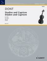 Etudes et Caprices, Exercices préparatoires et Variantes de Max Rostal. op. 35. violin.