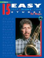 15 Easy Jazz Blues Funk Etudes, Saxophone Tenor