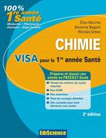 Chimie. Visa pour la 1re année Santé - 2e édition, Préparer et réussir son entrée en 1re année Santé
