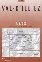 Carte nationale de la Suisse, 1304, VAL D'ILLIEZ