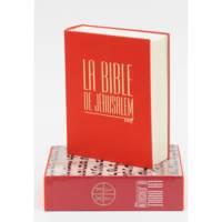 Bible Jérusalem, Format major, reliure rigide toile rouge, coffret rigide