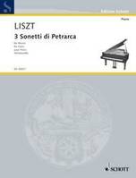 3 Sonetti di Petrarca, piano.