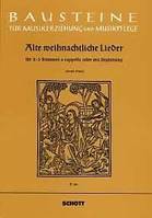 Alte weihnachtliche Lieder, mixed choir (SABar and SMezA) a cappella or with accompaniment; instruments ad libitum. Partition vocale/chorale et instrumentale.