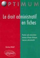 Le droit administratif en fiches