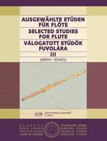 Ausgewählte Etüden für Flöte III, Etudes choisies pour Flute 3