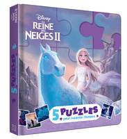 LA REINE DES NEIGES 2 - Mon Petit Livre Puzzle - 5 puzzles 9 pièces - Disney, 5 puzzles pour raconter l'histoire