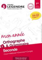 Mon année d'orthographe & grammaire Seconde, Cours. Méthode. Exercices. Corrigés