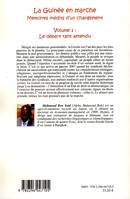 La Guinée en marche, Mémoires inédits d'un changement - Volume 1 : Le départ tant attendu