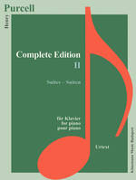 Partition - Purcell - Edition Complètes II - Suites - pour piano