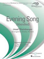 Evening Song, (Abendlied). wind band. Partition et parties.