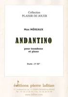 Andantino, Pour trombone et piano