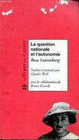 QUESTION NATIONALE ET L'AUTONOMIE