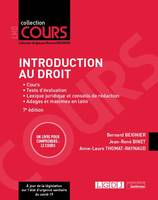 Introduction au droit, Cours