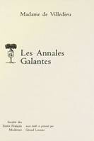 [1], Les Annales galantes - Tome I