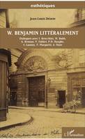 W. Benjamin littéralement, Dialogues avec I. Brocchini, M. Bubb, A. Brossat, V. Fabbri, P.D. Huyghe, I. Launay, F. Margariti, A. Naze