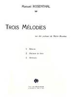 Trois mélodies