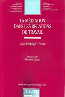 la médiation dans les relations de travail