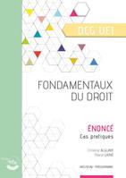 Fondamentaux du droit - Énoncé, UE 1 du DCG