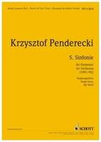 5. Sinfonie, für Orchester. Orchestra. Partition d'étude.