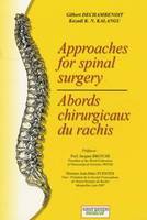 Approaches for spinal surgery