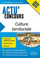 Culture territoriale - concours 2018-2019