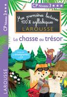 Mes premières lectures 100 % syllabiques Larousse, La chasse au trésor / CP niveau 3