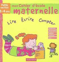 MON CAHIER ECOLE MATERNELLE PS