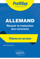 Allemand, Réussir la traduction aux concours