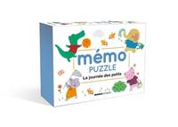 Mémo-puzzle La journée des petits - Boîte de jeu memory