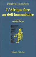 L'Afrique face au défi humanitaire, forum de solidarité