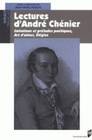 Lectures d'André Chénier, Imitations et préludes poétiques, Art d'aimer, Élégies