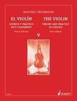 Le violon, Théorique et pratique en 5 volumes. violin.