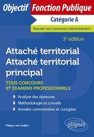 Attaché territorial. Attaché territorial principal, Tous concours et examen professionnel