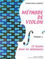 Méthode de violon Vol.1, 32 leçons débutants
