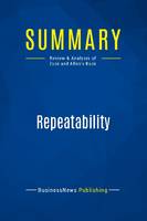 Summary: Repeatability, Review and Analysis of Zook and Allen's Book