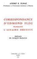 Correspondance d'Edmond Fleg pendant l'affaire Dreyfus