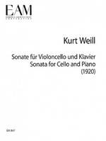 Sonata for Cello and Piano, new critical edition. cello and piano.