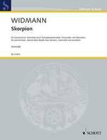 Scorpion, for countertenor, clarinet (also bass clarinet), cello and accordion. countertenor, clarinet (also bass clarinet), cello and accordion. Partition et parties.